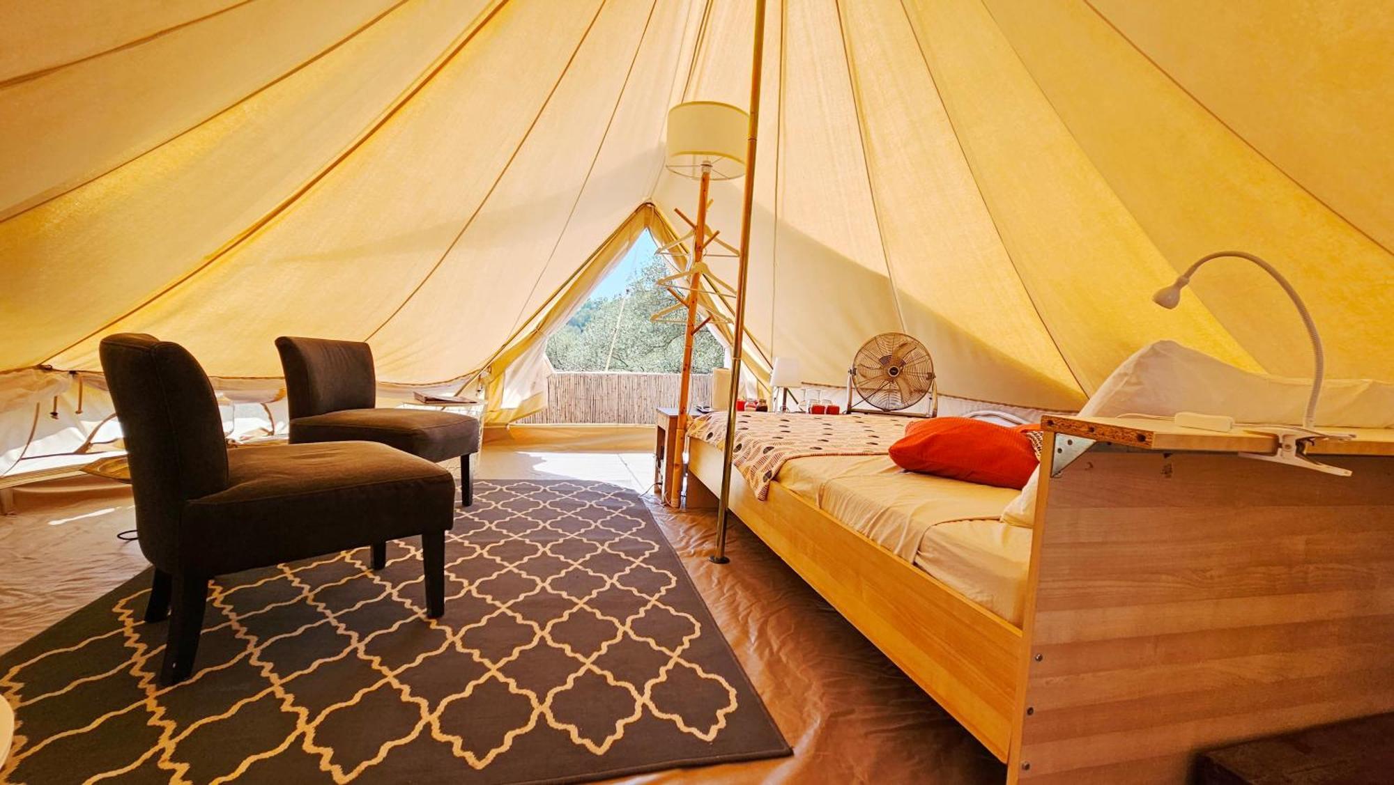 Campo Agave Luxury Tents Sayalonga Esterno foto