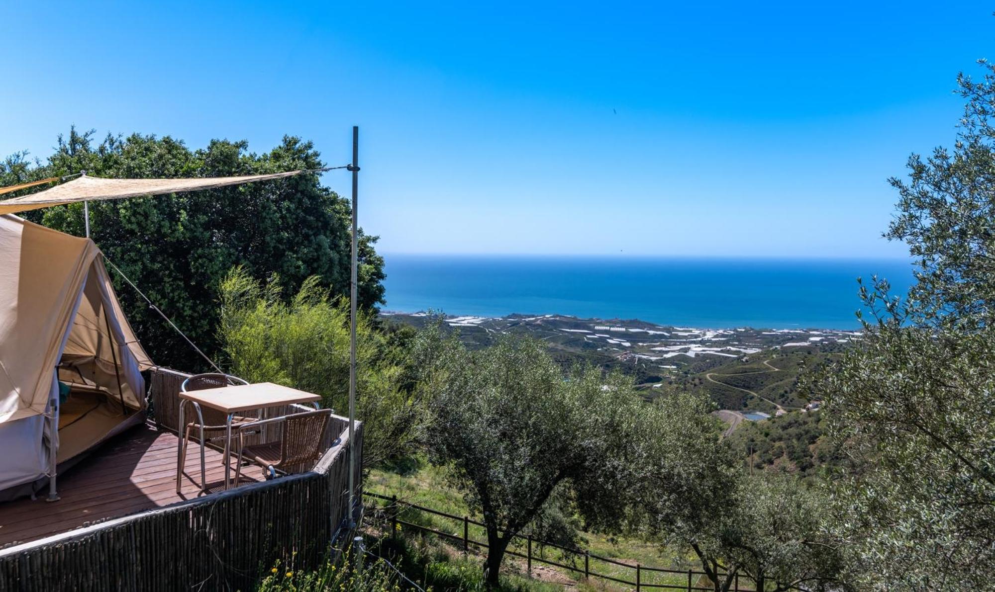 Campo Agave Luxury Tents Sayalonga Esterno foto